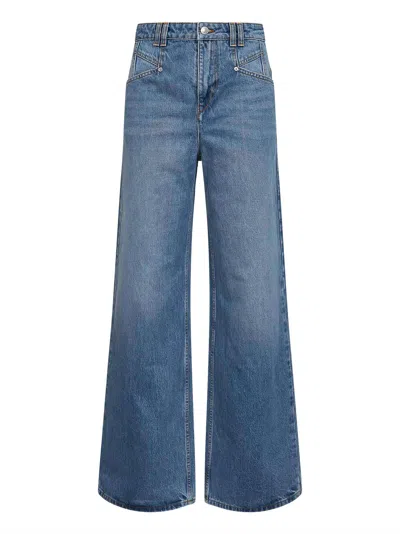 Isabel Marant Light Blue Cotton Denim Lemony Jeans