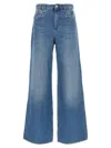 Isabel Marant Lemony High Waist Wide Pants In Light Blue