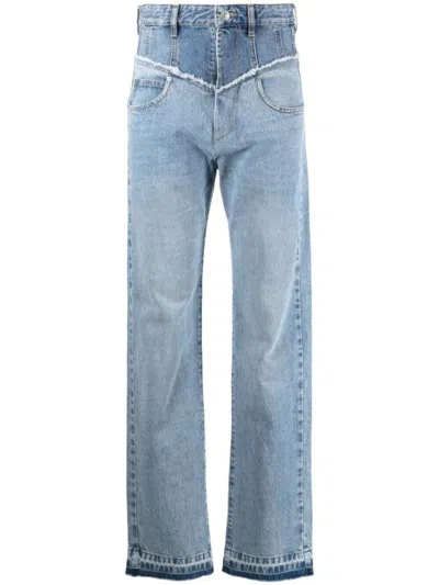 Isabel Marant Light Blue Noemie Straight-leg Denim Jeans