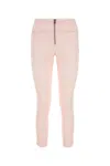 Isabel Marant Polyester Blend Pernel Pant With Textured Fabric In Pink