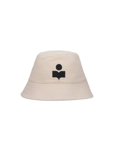 Isabel Marant Lightweight Embroidered Cotton Sun Hat In White