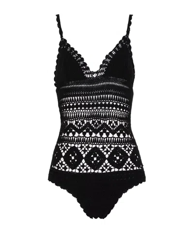 Isabel Marant Lightweight Sleeveless Knit Bodysuit In Black