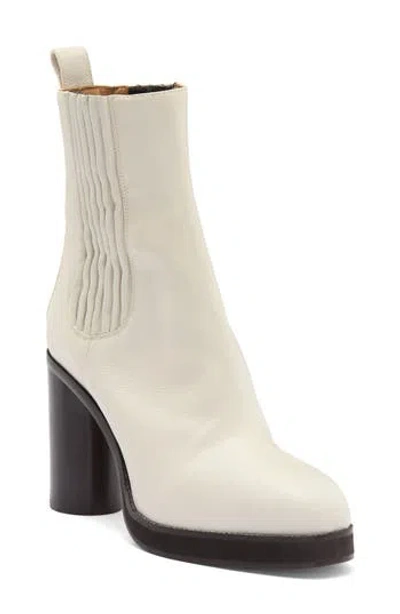 Isabel Marant Lilde Chelsea Boot In White