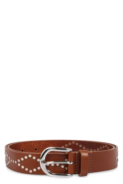 Isabel Marant Liliana Belt In Buff