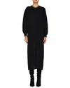 Isabel Marant Lina Techno Crepe Midi Skirt In Black In Black