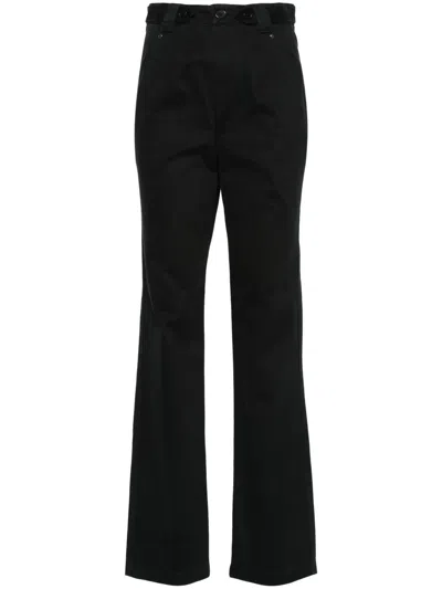 Isabel Marant Linali Straight-leg Trousers In Black