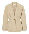 Isabel Marant Soraya Linen-silk Blazer In Orange