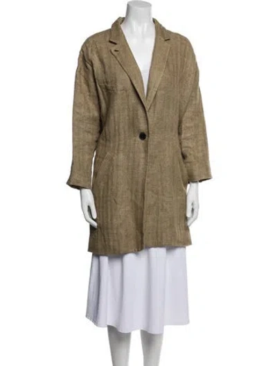 Pre-owned Isabel Marant Linen Blazer In Brown