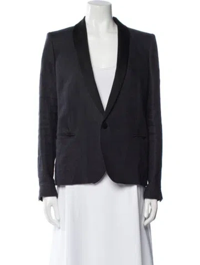 Pre-owned Isabel Marant Linen Blazer In Gray