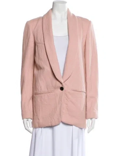 Pre-owned Isabel Marant Linen Blazer In Pink