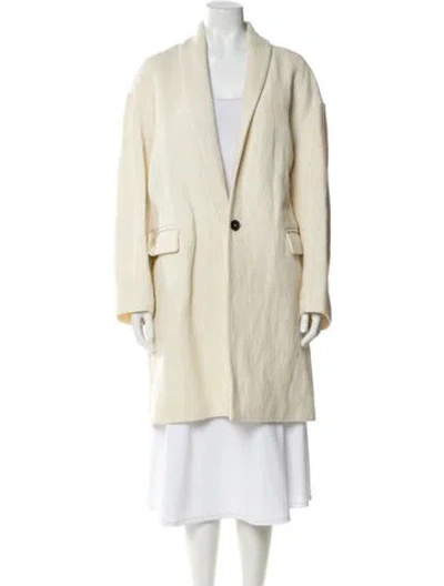 Pre-owned Isabel Marant Linen Coat In Neutral