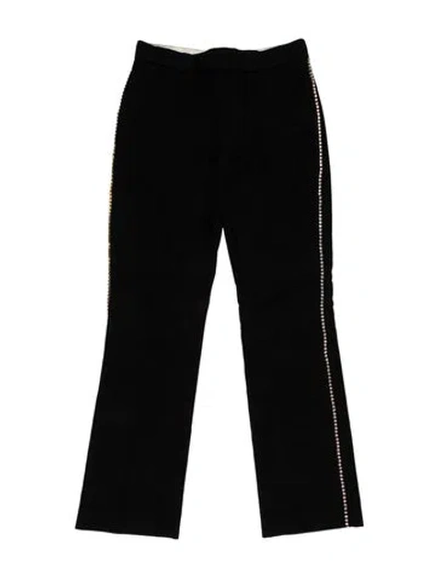 Pre-owned Isabel Marant Linen Flared Pants In Black