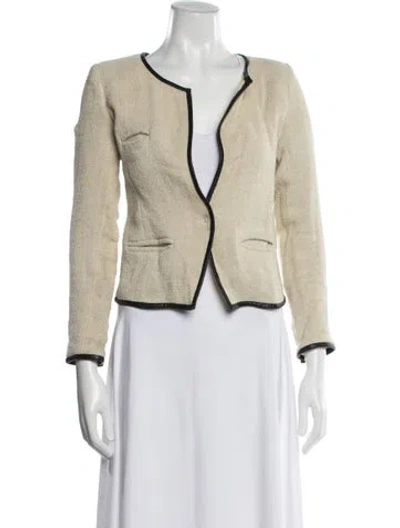 Pre-owned Isabel Marant Linen Jacket In Gray