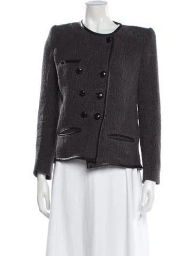 Pre-owned Isabel Marant Linen Jacket In Gray