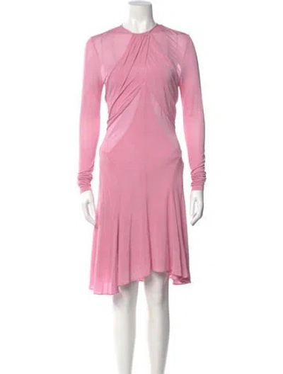 Pre-owned Isabel Marant Linen Knee-length Dress In Pink