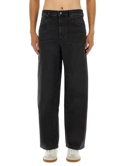Isabel Marant Linen Pantsfor Men - Perfect For Fw25 In Gray