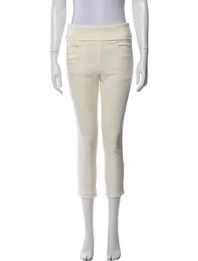 Pre-owned Isabel Marant Linen Straight Leg Pants In Neutral