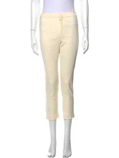 Pre-owned Isabel Marant Linen Straight Leg Pants In Neutrals