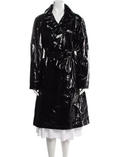 Pre-owned Isabel Marant Linen Trench Coat W/ Tags In Black