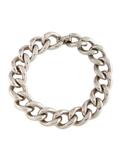 Pre-owned Isabel Marant Link Choker Necklace, 17" In Multicolor