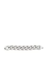 Isabel Marant Links Logo-engraved Bracelet In Silver