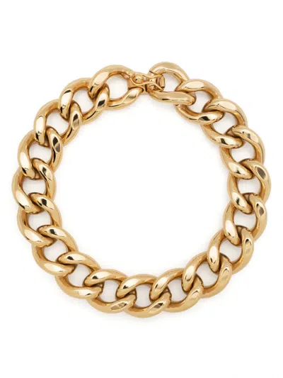 Isabel Marant Links Chunky Chain Collar Necklace In Gold