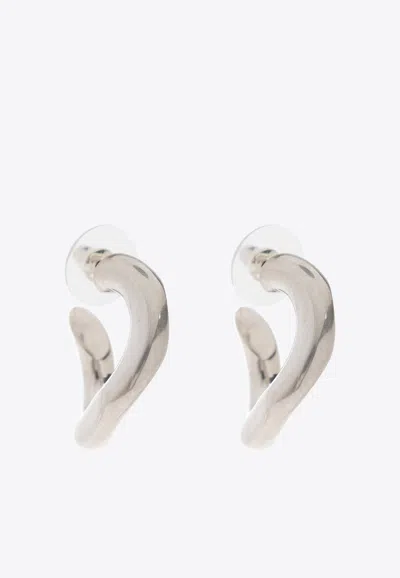 ISABEL MARANT LINKS TWISTED HOOP EARRINGS