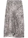 Isabel Marant Lisanne Midi Skirt In Black