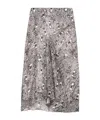 Isabel Marant Lisanne Midi Skirt In Gray