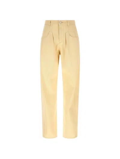 Isabel Marant Lisha High-waisted Wide-leg Cotton Denim Jeans In Black