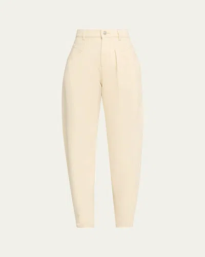 Isabel Marant Lisha Straight Mid-rise Jeans In Beige
