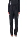 Isabel Marant Étoile Marant Etoile Ivy Cotton Cargo Trousers In Black