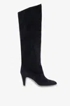 Isabel Marant Lispa 85mm Pointed-toe Boots In Blue