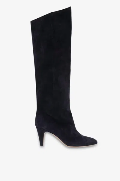 Isabel Marant Lispa Boot In Black In Blue