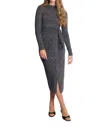 Isabel Marant Lisy Dress In Anthracite In Grey