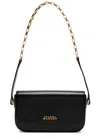 Isabel Marant Lizza Leather Shoulder Bag In Black