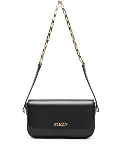 Isabel Marant Lizza Shoulder Bag In 01 Bk Black