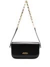 Isabel Marant Lizza Leather Shoulder Bag In 黑色