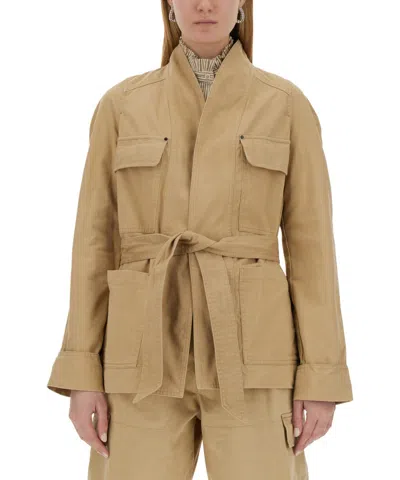 Isabel Marant Loetiza Jacket In Brown