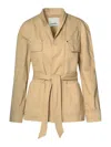 Isabel Marant Beige Cotton Loetiza Casual Jacket In Beige