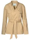 Isabel Marant Beige Cotton Loetiza Casual Jacket In Beige