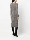 Isabel Marant Laly Abstract-pattern Midi Dress
