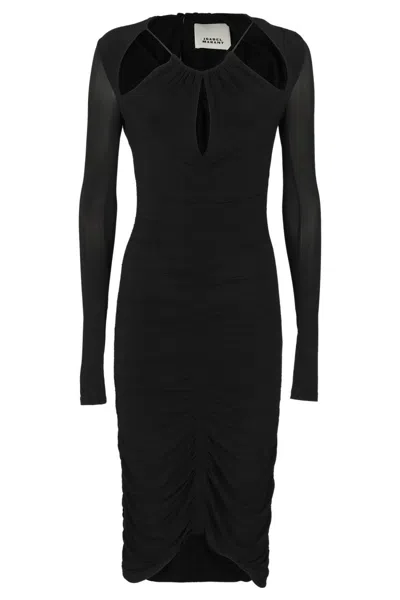 ISABEL MARANT ISABEL MARANT LOGANE DRAPED MIDI DRESS