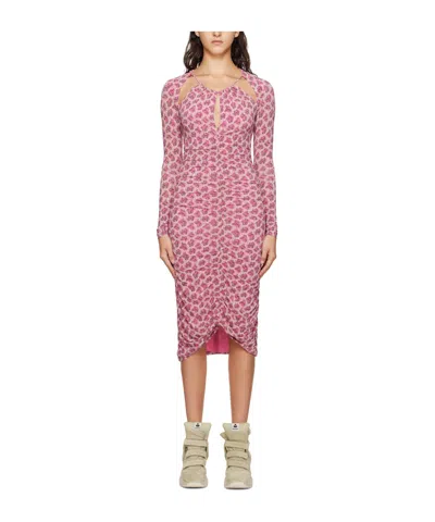 ISABEL MARANT LOGANE MEDIUM LENGTH DRESS