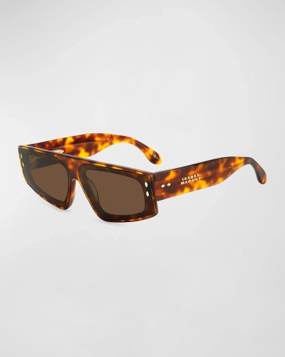 Isabel Marant Logo Acetate Cat-eye Sunglasses In Multi