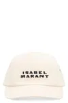 Isabel Marant Logo Baseball Cap In Neutral