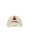Isabel Marant Sand Cotton Tyron Baseball Cap In Nude