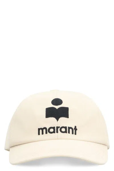 Isabel Marant Logo Baseball Cap In White