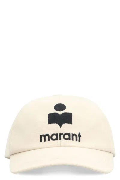 Isabel Marant Logo Baseball Cap In Sand
