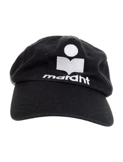Pre-owned Isabel Marant Logo Baseball Hat In Black